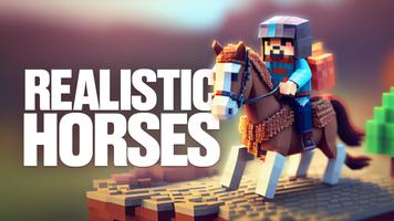 Realistic Horses Mod SWEM MCPE Poster