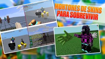 Roblox Skins Mod para MCPE captura de pantalla 2