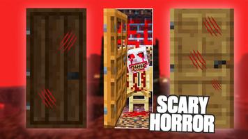 Scary Doors Horror Minecraft captura de pantalla 1