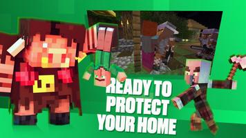 Villager Minecraft Guard Mod ảnh chụp màn hình 2