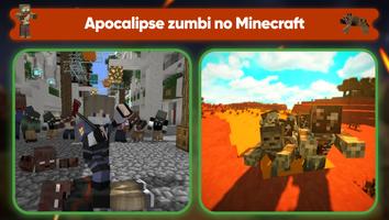 Zombie Apocalypse Mincraft Mod Cartaz