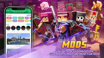 Mods for minecraft pe - AddOns Affiche