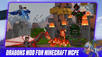 Dragons Mod for Minecraft MCPE poster