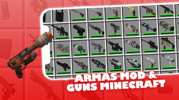 Armas Mod & Guns Minecraft Poster