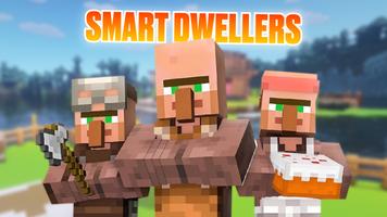 Village Mod：Villagers for MCPE syot layar 1