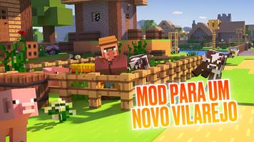Village Mod：Aldeões para MCPE Cartaz