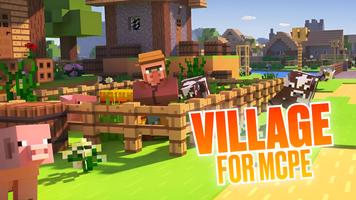Village for MCPE poster