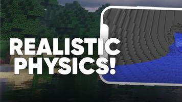 Realistic Physics Minecraft PE Affiche