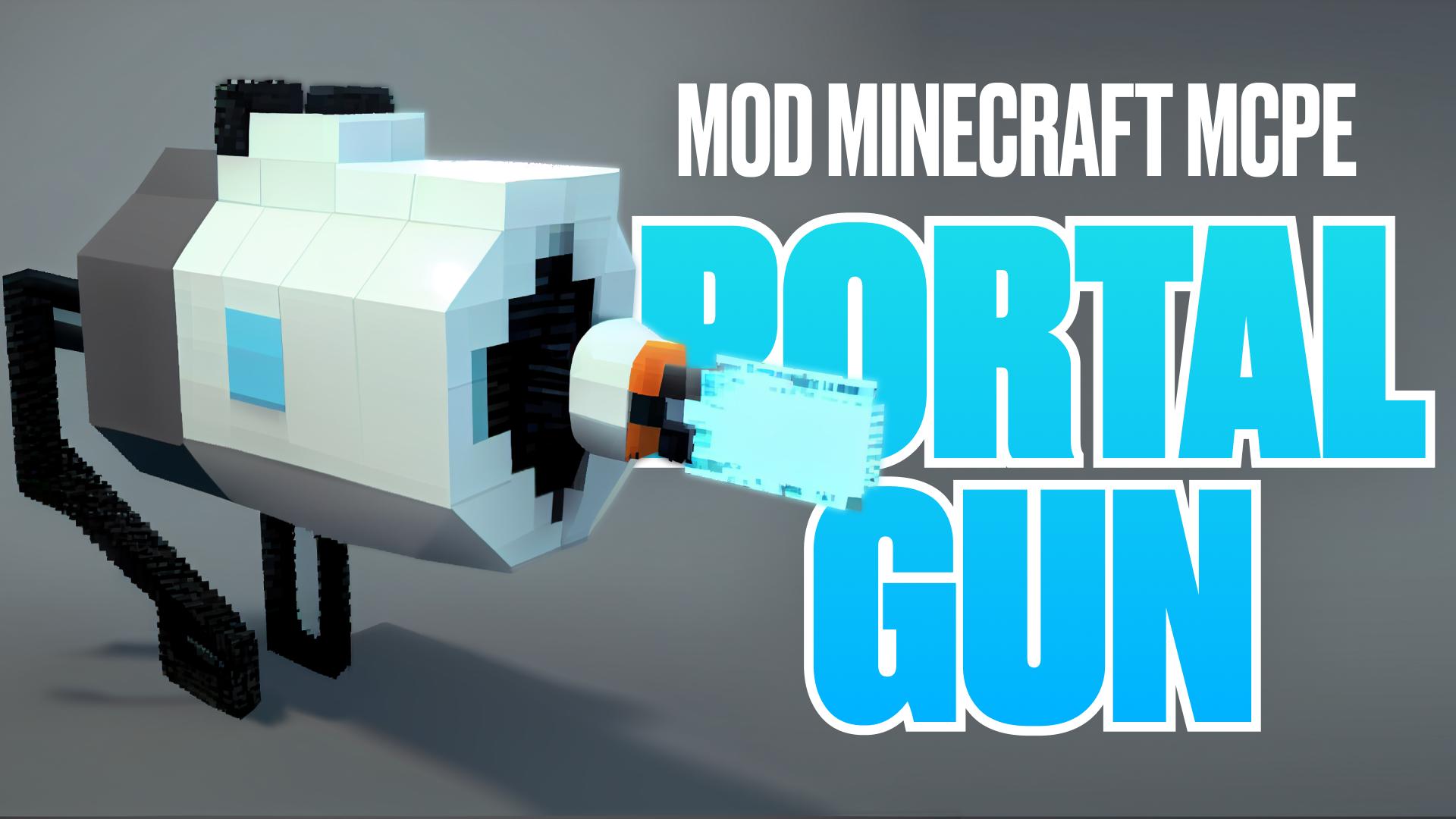 Майнкрафт portal gun