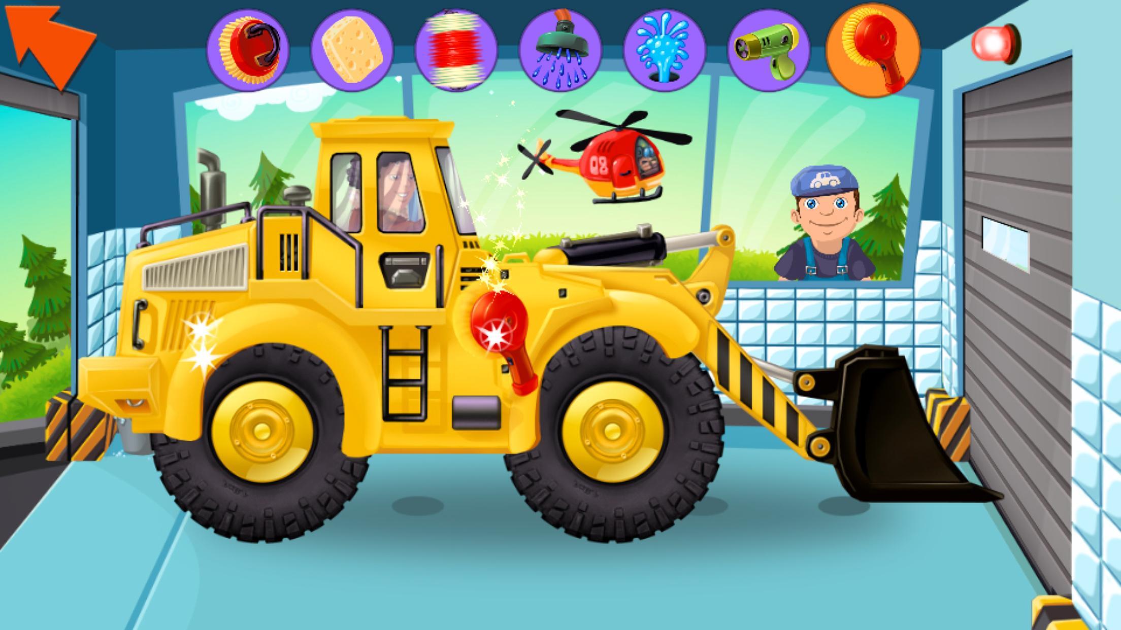 Little Car Wash Role Play Washing Game for Kids for