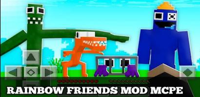 Rainbow Friends mod for MCPE captura de pantalla 3