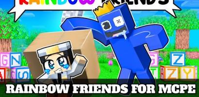 Rainbow Friends mod for MCPE Poster