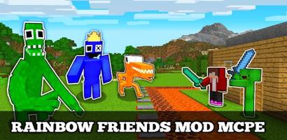 Rainbow Friends mod for MCPE captura de pantalla 1