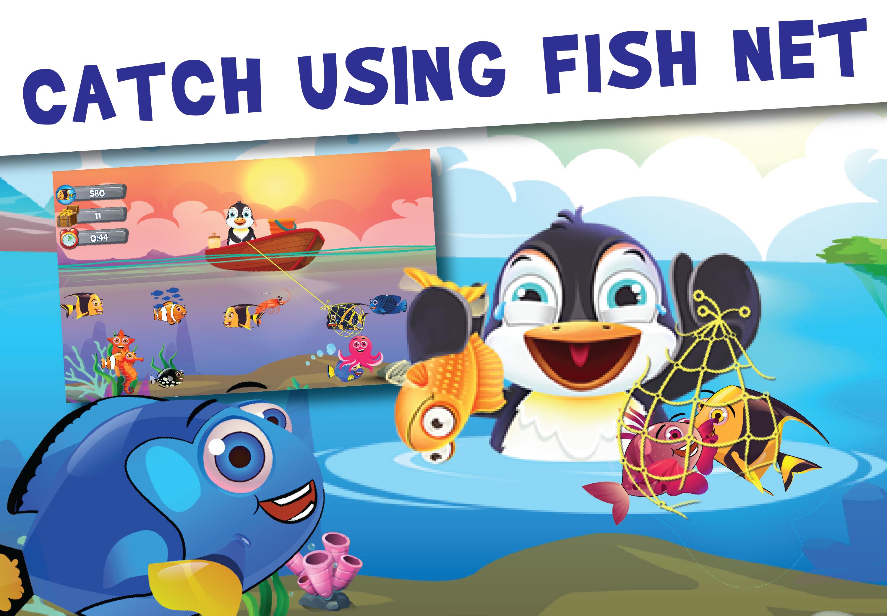 Рыбы из игры Fishing game for Kids.