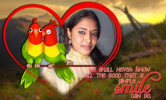 Love Birds Photo Frame with Lo स्क्रीनशॉट 3