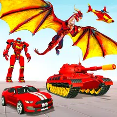 download Police  Dragon Robot Car War APK