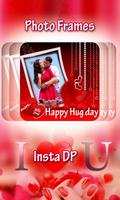 Hug Day Insta DP Photo frame Maker capture d'écran 1