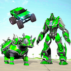 Rhino Robot Car Transform Game icon