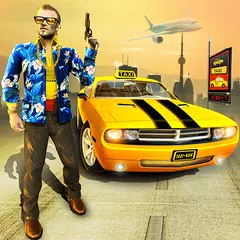 Taxi Driver Car Driving- Crime City Gangster Games