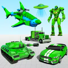 Police Shark Robot Car Game アプリダウンロード