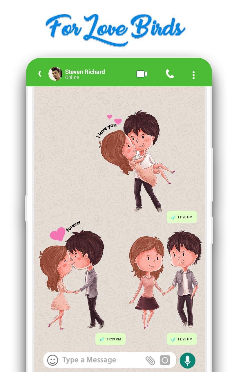 Wastickerapps Romantic Love Stickers For Whatsapp For Android