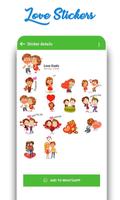 برنامه‌نما WAStickerApps: Romantic Love Stickers for whatsapp عکس از صفحه