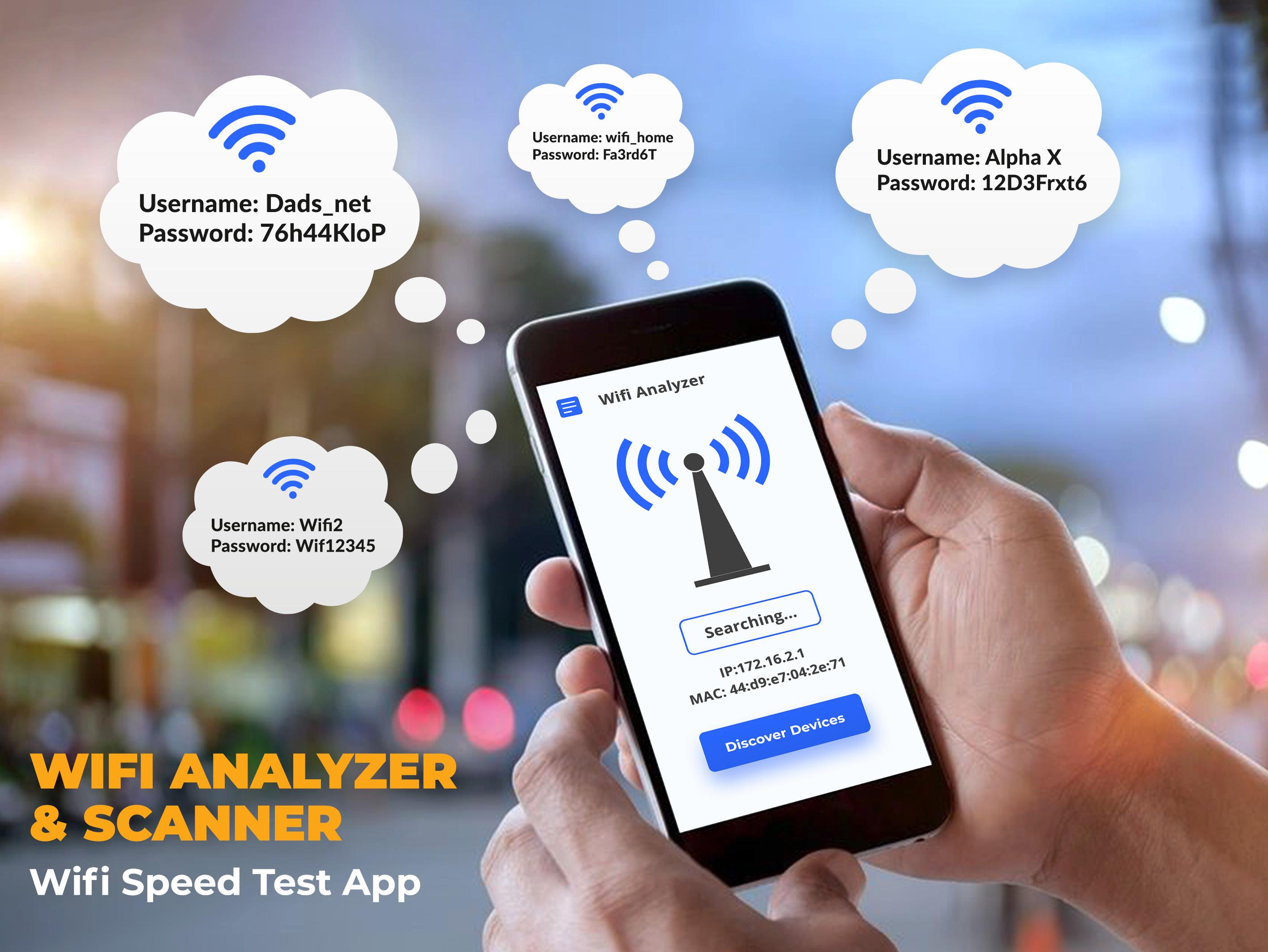 Android 用の Wifiアナライザー スキャナー Wifi速度テストアプリ Apk をダウンロード
