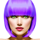 目、髪の色チェンジャー：化粧カムフォトエディタ アイコン