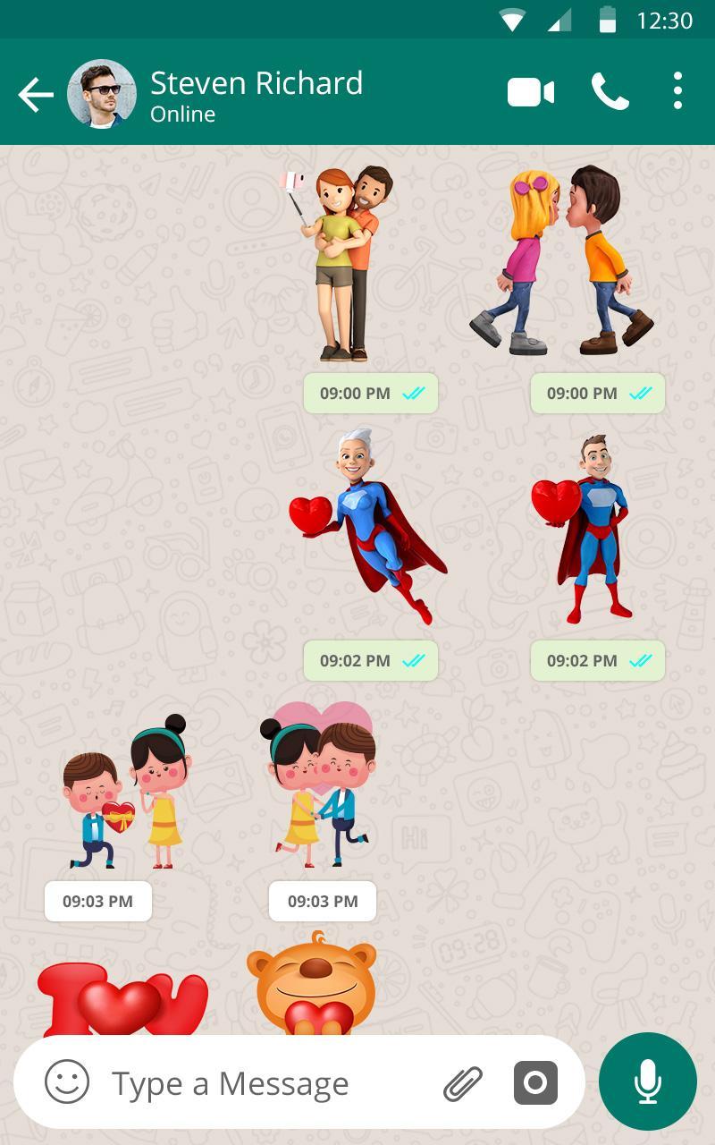New Love Stickers For Whatsapp Wastickerapps For Android Apk