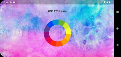 ABC 123 Learn الملصق