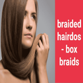 braided hairdos - box braids