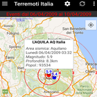 Terremoti Italia simgesi