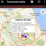 Terremoti Italia-icoon