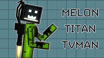 Titan tv man melon playground Affiche