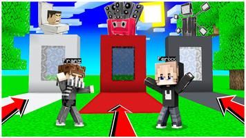 TVman Mod Minecraft Skibidi スクリーンショット 1