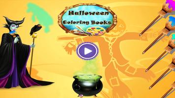 Halloween Coloring Magic Games Affiche
