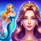 Mermaid Queen Makeup Dress-up icon