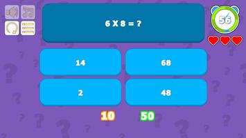 Multiplication Table Quiz ảnh chụp màn hình 3