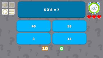 Multiplication Table Quiz Screenshot 1