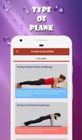 30 Days Plank Challenge Cartaz