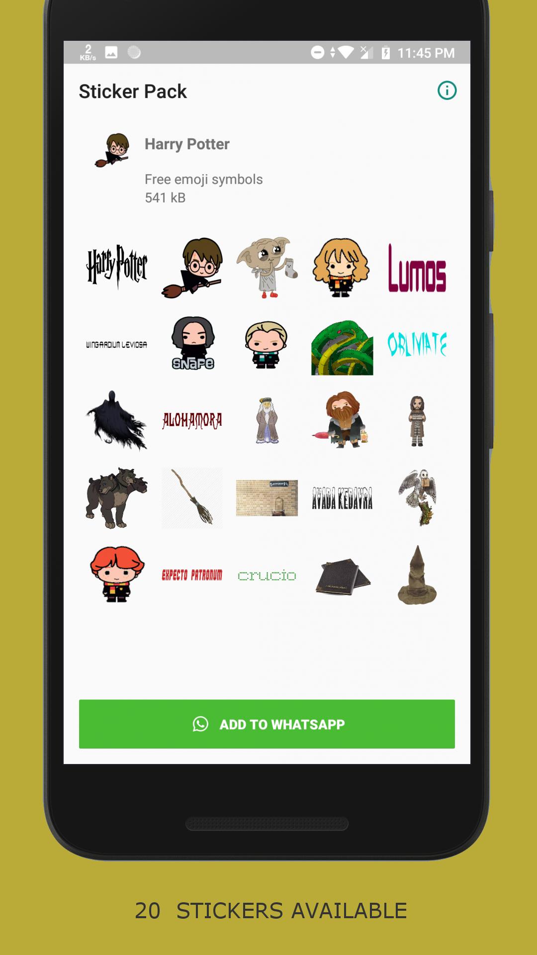 Harry Potter Sticker App For Android Apk Download