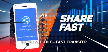 SHAREit FAST go - Share File Transfer connect الملصق
