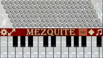 Mezquite Accordéon Piano Affiche