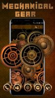 Mechanical gear theme poster