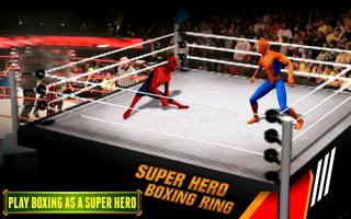 Superhero VS Spider Hero Fighting Areena Revenge Affiche
