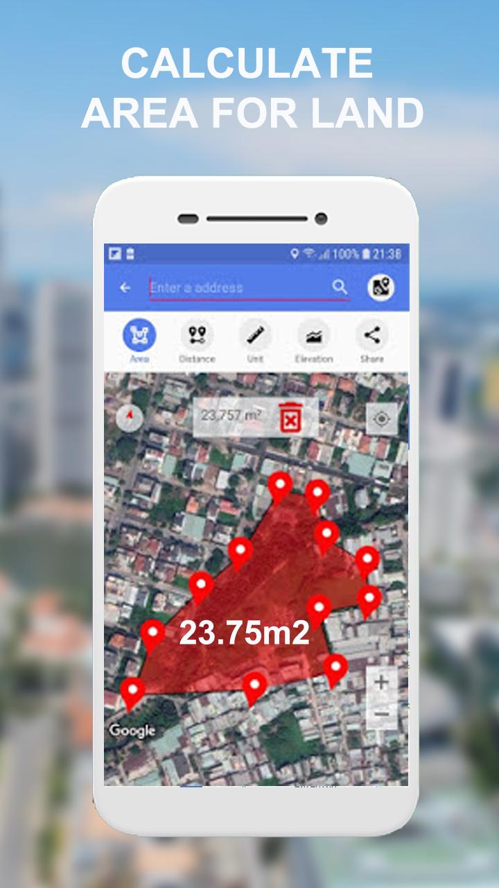 Land Area Calculator - Distance Calculator Map for Android - APK Download