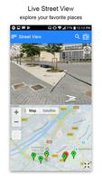 Calculateur de zone GPS Street View Route Finder capture d'écran 1