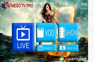 MEGO TV PRO VIP Affiche