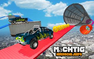 Mega Car Ramp Car Stunt-Spiel Plakat