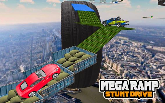 Mega Car Ramp Impossible Stunt Game screenshot 13